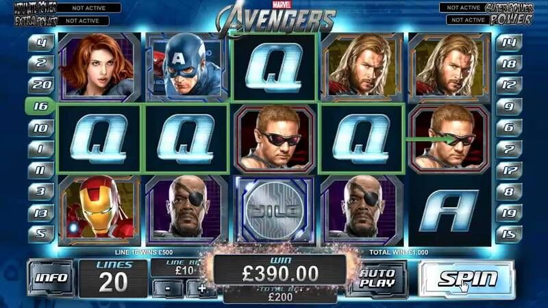 avengers slot